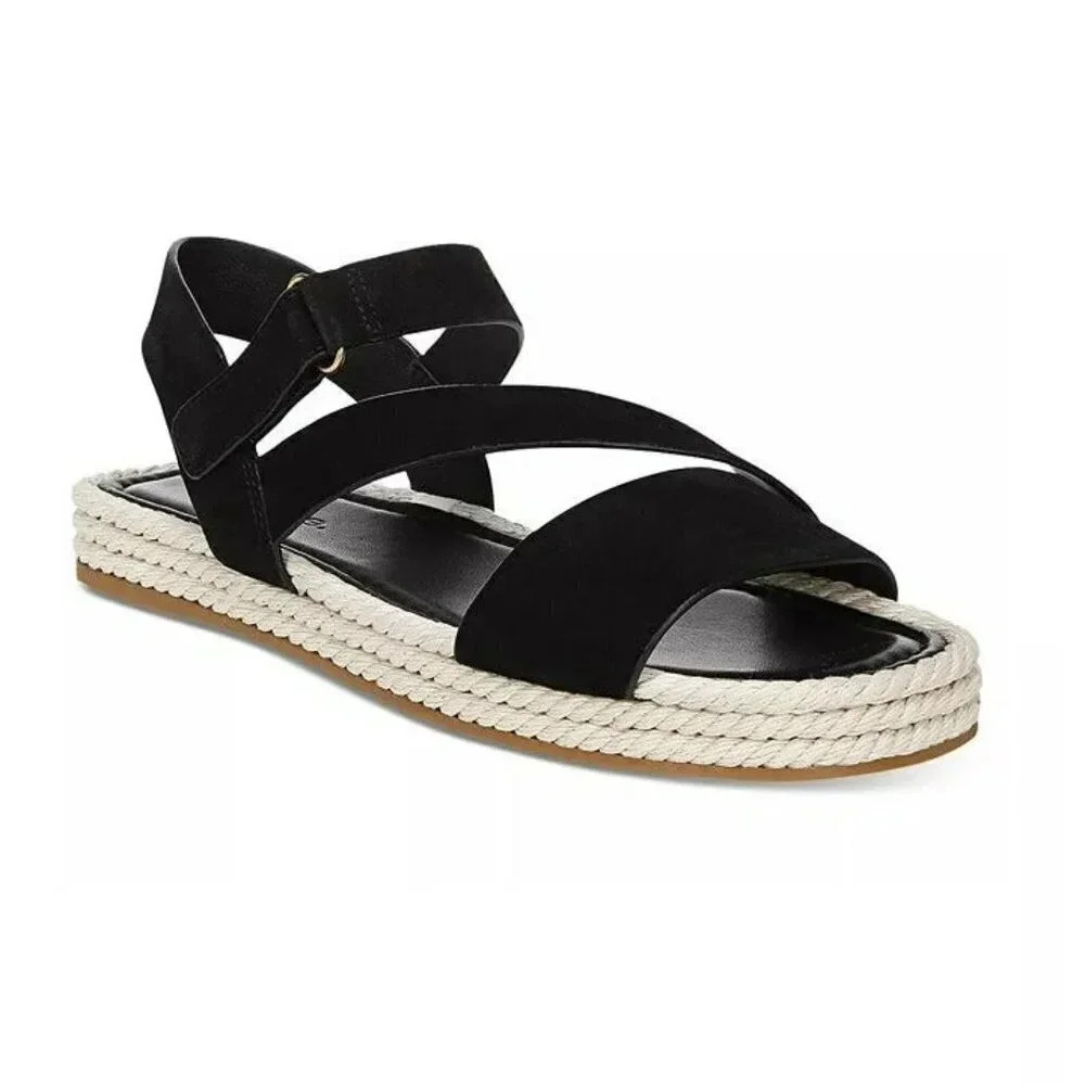 NIB Vince Eliana Women's Espadrille Strappy Sandals Size 8.5 M (MSRP $225)